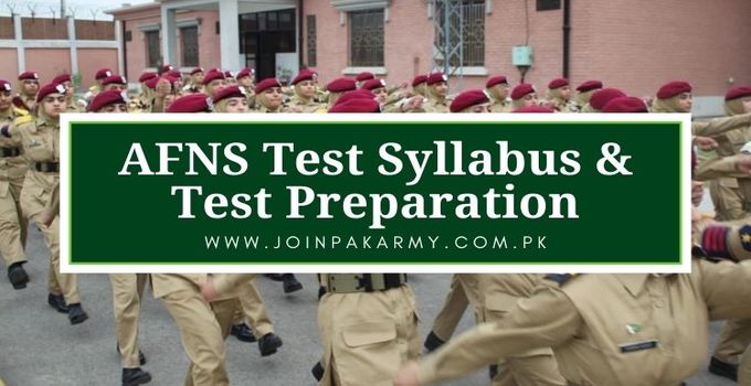 AFNS Test Syllabus, Test Preparation as Armed Forces Nursing Service