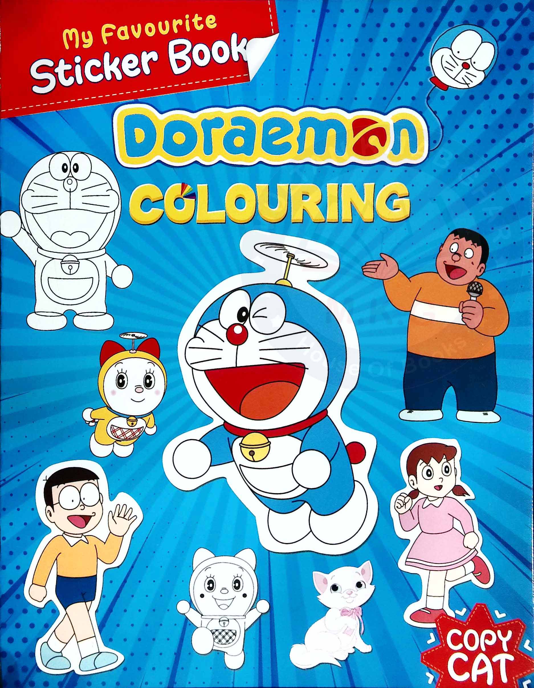 My Favorite Sticker Book Doraemon Coloring Copycat By Kidbiz - Pak Army  Ranks